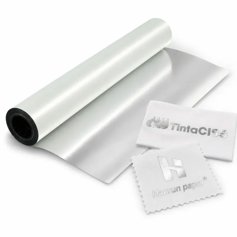 Film DTF argent, rouleau de 30 cm x 10 m, Hanrun Paper