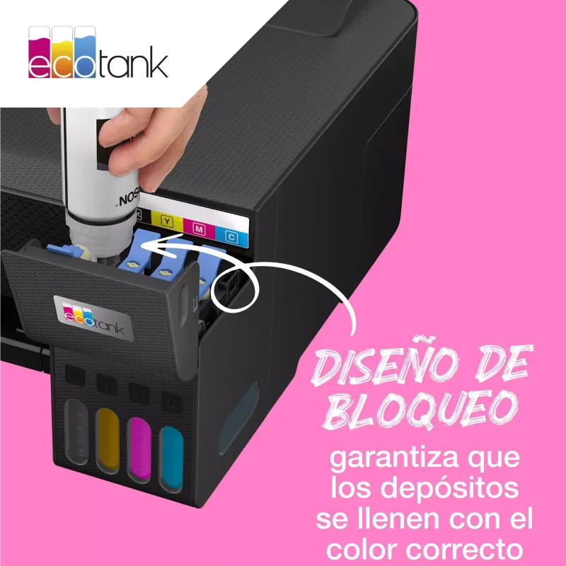 Para EcoTank de 65 ml. Conjunto de tintas originais da série 104