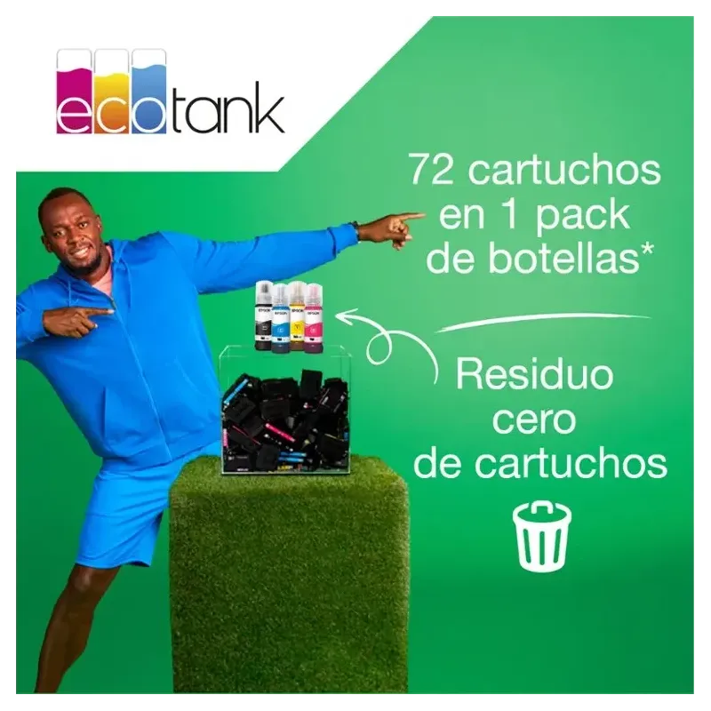 Tinta original multipack serie 104 para EcoTank de 65 ml.