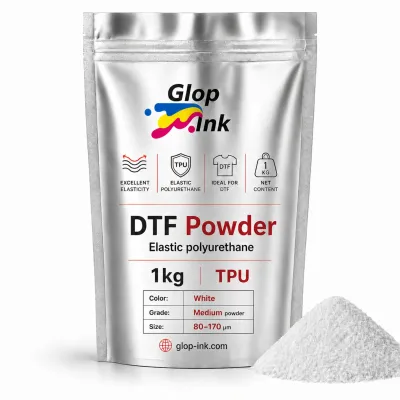 Poudre pour transfert DTF thermocollante en polyuréthane élastique, 1 kg 2