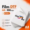 Film DTF universel A4 GlopInk, 100 feuilles à pelage instantané, à chaud et à froid
