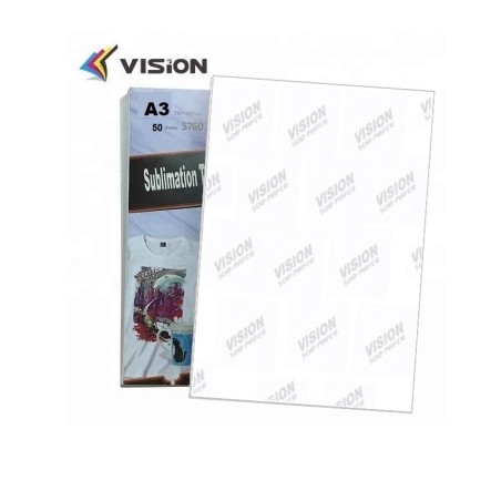 Papel de sublimação Vision 50 folhas A3