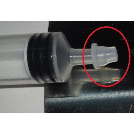 Seringue de 12 ml avec une pointe en caoutchouc pour la tête de nettoyage et pour la purge CISS