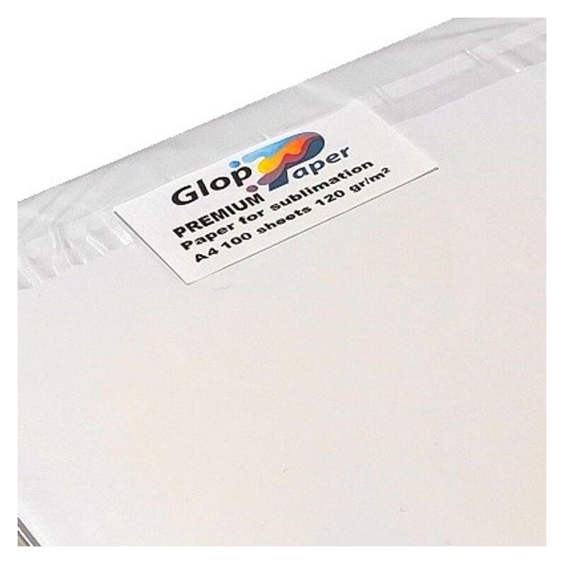 Papier de sublimation GlopPaper 100 feuilles A4