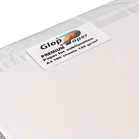 Papel sublimación de secado rápido GlopPaper 250 hojas A4