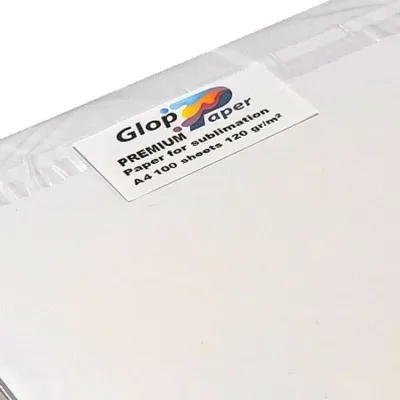 Papel de sublimação de secagem rápida GlopPaper 100 folhas A3 2