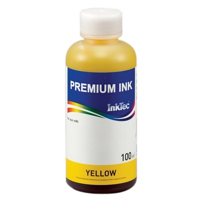 Tinta amarilla Dye colorante para impresoras Epson, botella de 100 ml