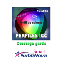 ICC perfil de colores SubliNova Smart, tinta de sublimación para Epson